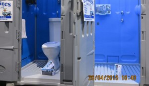 Toilet hire brisbane with Showers unit