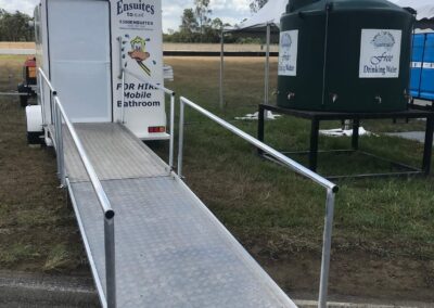 Long access ramp for easy access